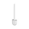 POLICK Soft TPR Silicone Head Toilet Brush with Holder Black Wall-Mounted Detachable Handle Bathroom Cleaner Durable WC Accessories (Size : Mini) view 1