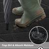 BEQHAUSE Dirt Trapper Door Mat 24" x 36", Doormat Non-Slip, Black view 3
