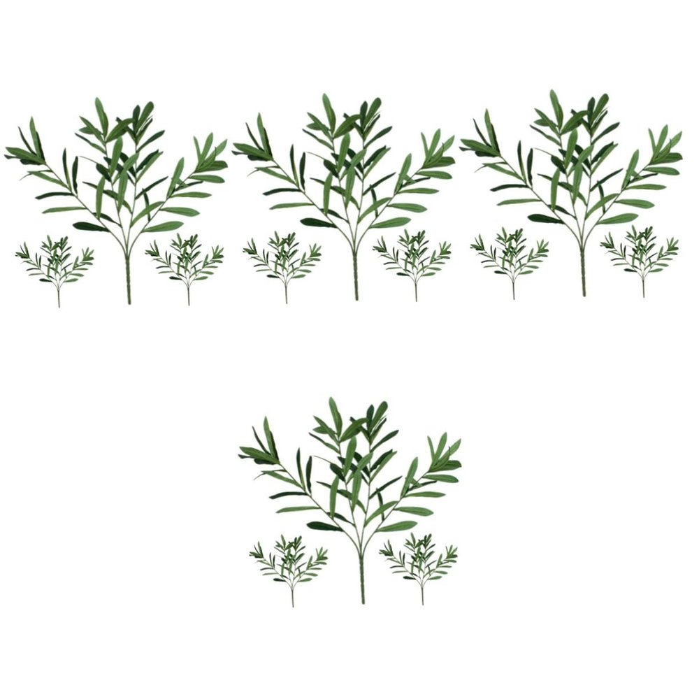 Ciieeo 12pcs Decorative Artificial Plant Plastic Plant Vines Decorations for Wedding Home Living