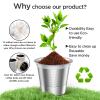 NOALTO Reusable K-Cup Coffee Filter for Keurig 1.0 & 2.0, 6-Pack with Silicone Seals view 4