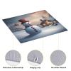 Christmas Snowman 3 Kitchen Absorbent Mat-Dish Drying Mat,Utensil Drying Mat-Kitchen Essential For Countertops view 4