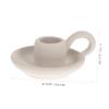 Holibanna Nordic Style Porcelain Candlestick Holder Set Votive Candle Holders for Home Decorative Table Stand view 3