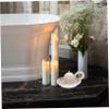 Holibanna Nordic Style Porcelain Candlestick Holder Set Votive Candle Holders for Home Decorative Table Stand view 4