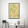Wall Art Canvas Print Abstract Colorful Flower Plant Poster Prints Wall Art Picture Living Room and Bedroom Decoration 8x12inch Solid Wood Frame view 3