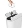 simplehuman Diaper Can with Odorsorb System (Odorsorb Pods and Odorsorb Liners), 18 Liter/ 4.8 Gallon, White Stainless Steel view 3