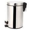 BestAlice 3L Trash Can Garbage Bin Container Household Stainless Steel Step Pedal Trash Can Dustbin Rubbish Garbage Bin Container Suit for Toilet, Bathroom, Kitchen, Living Room view 1