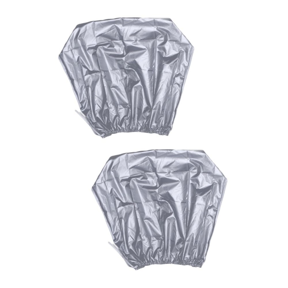 Amosfun 2pcs Polyester Air Conditioner Cover Waterproof Sunscreen Easy to Clean for Outdoor Use