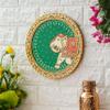 THEINDIANKRAFT Hand-Painted Elephant wall painting 12mm Wall Plate for home decor and wall decoration view 3