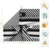 Black White Stripe Kitchen Absorbent Mat-Dish Drying Mat,Utensil Drying Mat-Kitchen Essential For Countertops view 3