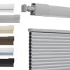 Tonature No Tools No Drill Top Down Bottom Up Cellular Shades for Windows, 1" Blackout Fabric, Cordless Honeycomb Blinds for Indoor Window, Thermal Insulated Noise Reduction, 51" W x 48" H, Grey view 1