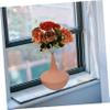 Amosfun 2pcs Artificial Peony Flower Bouquet Vintage Floral Decoration for Wedding Party Home Decor Realistic Simulation Flowers for Living Room Office and Events view 3