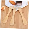 SHOWERORO 5pcs Boy Girl's Eco-friendly Wooden Sporks Cartoon Spoon and Fork Combo for Boy Girl Lightweight Utensils with Smooth Edges for Safe Dining at Home Go view 2