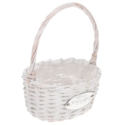 Holibanna Wedding Baskets Wicker Flower Bride Baskets for Bride for Religious Services