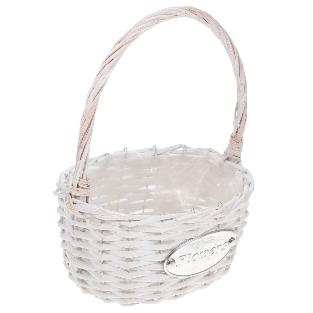 Holibanna Wedding Baskets Wicker Flower Bride Baskets for Bride for Religious Services