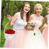Holibanna Wedding Baskets Wicker Flower Bride Baskets for Bride for Religious Services view 4