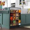 MLGB Spice Wood Lattice Magnetic Dishwasher Door Panel Decal, Vinyl Kitchen Decorative Spices Fridge Magnet Cover Decals, Home Appliances Decor, 23" x 26" Magnetic view 2