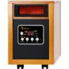 Dr Infrared Heater Portable Space Heater, 1500-Watt, Cherry & DR-238 Carbon Infrared Outdoor Heater for Restaurant, Patio, Backyard, Garage, and Decks, Standard, Black view 2
