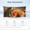 NONHAI Beach Towel Music Roses Romantic Microfiber Bath Towels Quick Dry Towel for Swimmers Sand Proof Beach Towels Absorbent Bathroom Towel for Hotel Gym Spa Yoga Bath Towel 27.5"x55" view 2