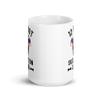 12 foot Skeleton Club Giant Skelly glasses Mardi Gras White glossy coffee mug view 3