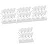 Ciieeo 80pcs White Plastic Curtain Clips Hooks Strong Spring Clips for Hanging Curtains Drapes and Bed Non-damaging for Home Hotel and Restaurant Use view 1