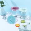DJAPWPX Silicone Cup Lids Set of 6 Sunflower Multicolored Flexible Mug Lid Cover Anti-dust Airtight Seal Hot Cup Lids Cup Dust Cover for Tea and Coffee view 1