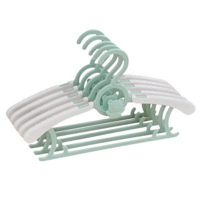 Children Hangers 20 Pack, Non-Slip Laundry Infant Pant Hangers for Newborn Clothes - Adjustable Children Coat Hanger for Girl Boy Toddler Kids Child (Color : D)