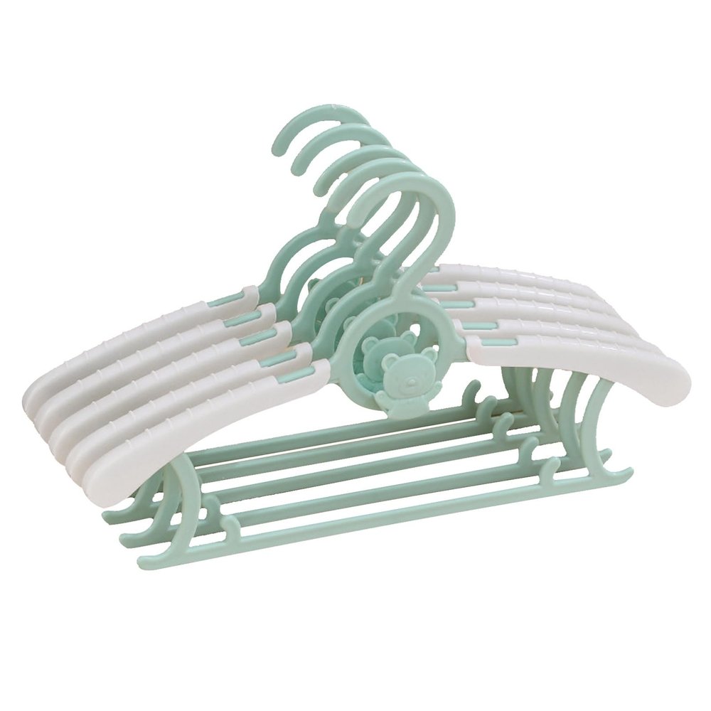 Children Hangers 20 Pack, Non-Slip Laundry Infant Pant Hangers for Newborn Clothes - Adjustable Children Coat Hanger for Girl Boy Toddler Kids Child (Color : D)