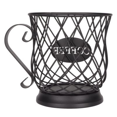 Coffee Pod Holder Organizer,Coffee Pod Holder,Multipurpose Practical Coffee Pods Organizer,Display Holder for Home Office Cafes (Black)