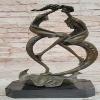 Handcrafted Everlasting Love Bronze Figurine for Special Occasions Artwork by Finery Bronze view 2