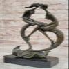 Handcrafted Everlasting Love Bronze Figurine for Special Occasions Artwork by Finery Bronze view 4
