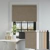 PQRSHADE 100% Blackout Window Shades Pull Down for Indoor,Custom Room Darkening Roller Window up and Down Blinds with Thermal Insulated for Home Bedroom Office Easy to Install(32.25" W x 56" H) Brown view 1