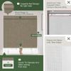 PQRSHADE 100% Blackout Window Shades Pull Down for Indoor,Custom Room Darkening Roller Window up and Down Blinds with Thermal Insulated for Home Bedroom Office Easy to Install(32.25" W x 56" H) Brown view 3