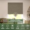 PQRSHADE 100% Blackout Window Shades Pull Down for Indoor,Custom Room Darkening Roller Window up and Down Blinds with Thermal Insulated for Home Bedroom Office Easy to Install(32.25" W x 56" H) Brown view 4