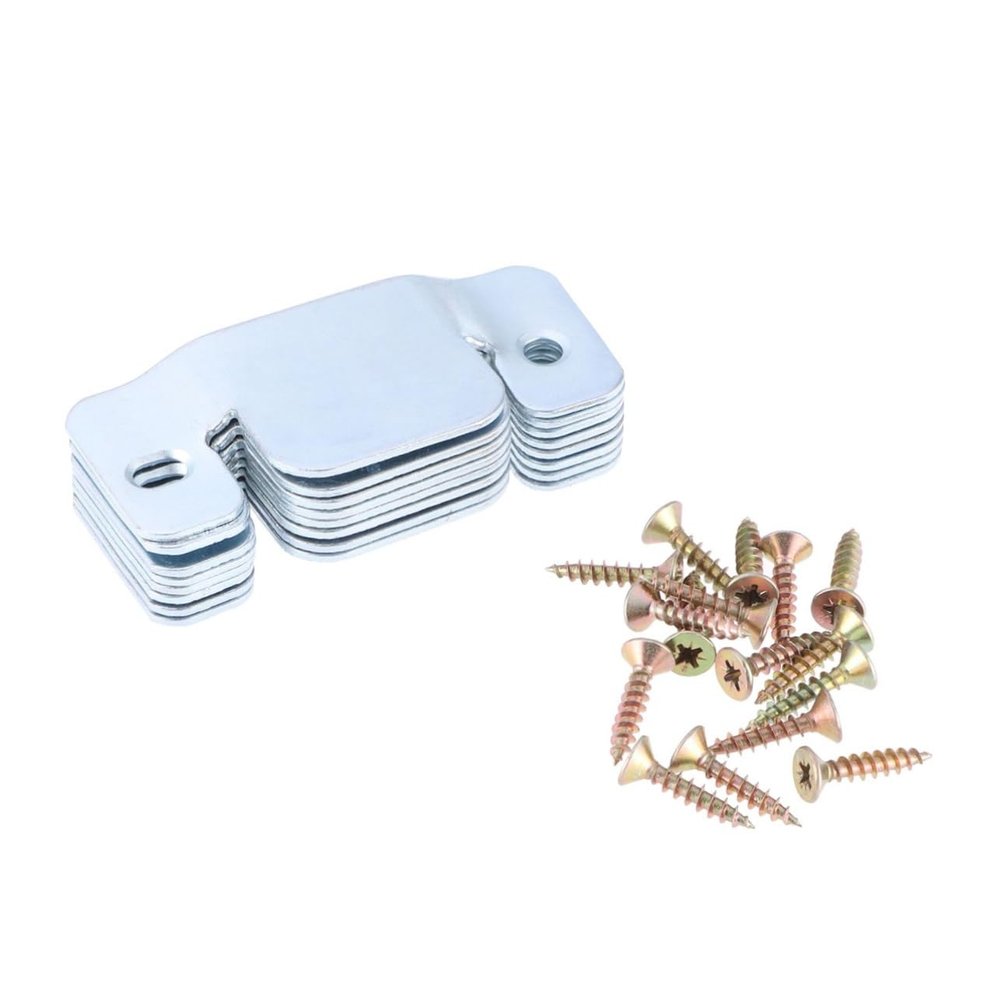 Amosfun 8pcs Sofa Connector Bracket Kit Sofa Inserts Screws Under The Couch Blocker for Couches