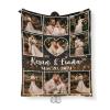 YMDLQDP Personalized Love Blankets with Couple Name Custom Photo Blanket for Valentine's Day Mother's Day Birthday Anniversary Wedding Throw Blanket with Your Own Picture for Girlfriend Boyfriend view 1