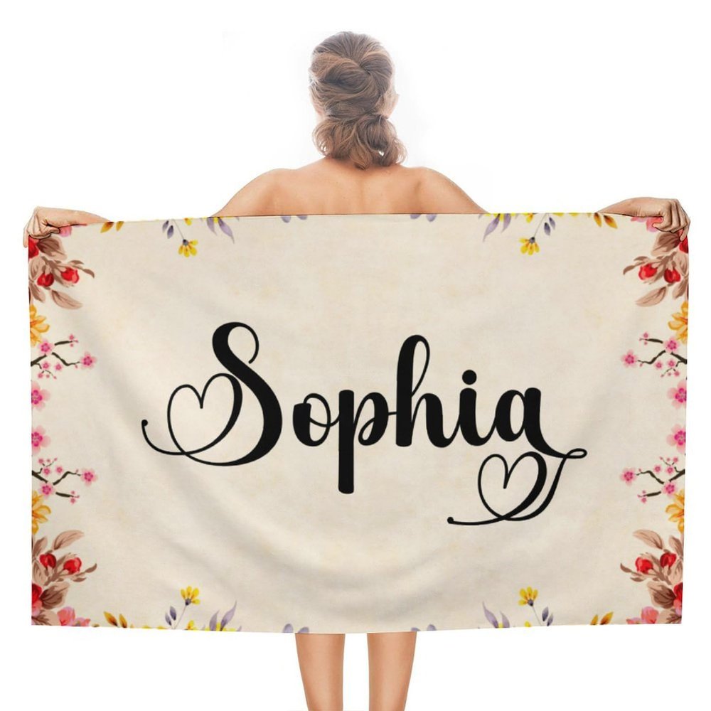 Bachelorette Beach Towel Custom Name Bridesmaid Pool Towel Gift Personalized Beach Towel Hen Weekend Team Bride Gift Beach Wedding Party Favors Birthday Vacation Gift, 31x51