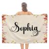 Bachelorette Beach Towel Custom Name Bridesmaid Pool Towel Gift Personalized Beach Towel Hen Weekend Team Bride Gift Beach Wedding Party Favors Birthday Vacation Gift, 31x51 view 1