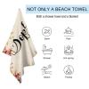 Bachelorette Beach Towel Custom Name Bridesmaid Pool Towel Gift Personalized Beach Towel Hen Weekend Team Bride Gift Beach Wedding Party Favors Birthday Vacation Gift, 31x51 view 3
