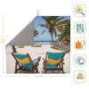 Beach Palm Tree Chairs Boats Kitchen Counter Absorbent Matdish Drying Mat, Sink Matwater Absorption At Its Finest view 3