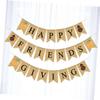 Holibanna Garland Bunting Flag Thanksgiving Banner Pumpkin Theme Fall Party Decorations view 2