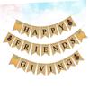 Holibanna Garland Bunting Flag Thanksgiving Banner Pumpkin Theme Fall Party Decorations view 4