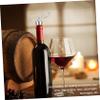 COLLBATH 5pcs Stylish Bottle -shaped Bottle Stoppers for Wine Beer and Beverages Airtight Seal Elegant Design High Toughness for Home Use view 3