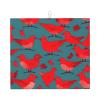 Red Birds Fauna Wild 1 Kitchen Counter Absorbent Matdish Drying Mat, Sink Matwater Absorption At Its Finest view 1
