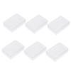 FELTECHELECTR 6pcs Elegant Poker Cards Box Compact Lightweight Storage Case for Card Holders view 1