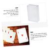 FELTECHELECTR 6pcs Elegant Poker Cards Box Compact Lightweight Storage Case for Card Holders view 2