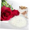 Parliky Heart Shape Lace Wedding Pillow Delicate Flower Design Elegant Bridal Holder for Ceremony Wedding Party Supplies and Jewelry Display view 3