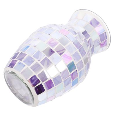 ULDIGI 1pc Glass Vase Elegant Flower Arrangement Table Decor Nordic Style Home Accent Sturdy for Living Room Centerpieces Dining Table Decoration