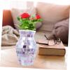 ULDIGI 1pc Glass Vase Elegant Flower Arrangement Table Decor Nordic Style Home Accent Sturdy for Living Room Centerpieces Dining Table Decoration view 3