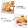 Wooden Chopping Board Set Smooth Surface Kitchen Cutting Board for Fruits Vegetables and Meats Safe Food-grade Material and Anti-deformation Design for Home Cooking view 3