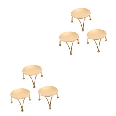 ARTIBETTER 6pcs Stylish Iron Candle Holders Modern Candle Holder for Wedding Centerpiece Table Decorations